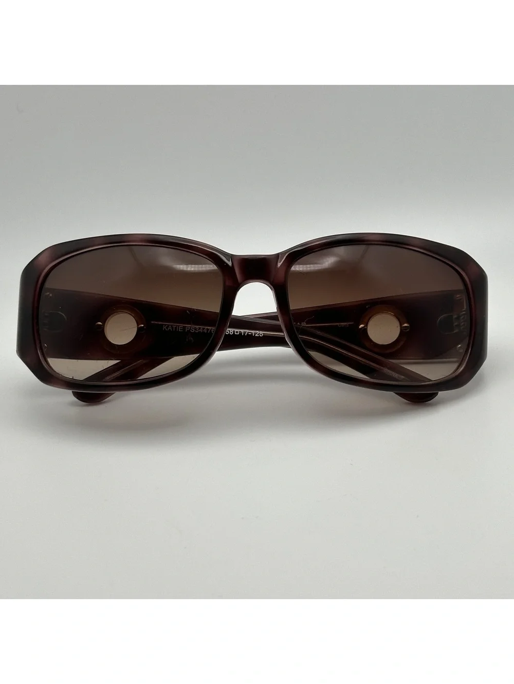 Fossil Katie Women's Brown Gradient Lens Sunglasses with Gold Accents